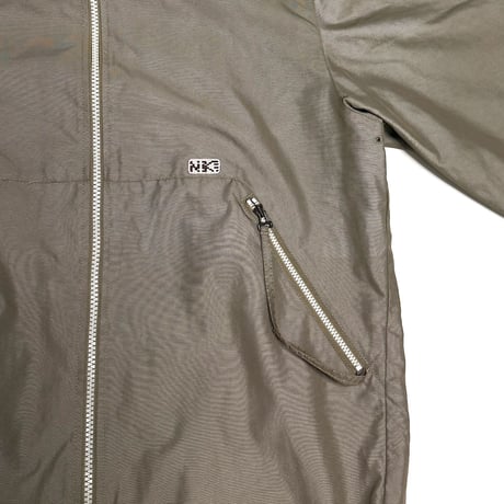 【USED】00's NIKE Technical Hood Jacket Taupe Grey