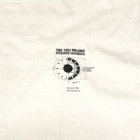 【USED】90's Sun Microsystems SOLARIS T-SHIRT