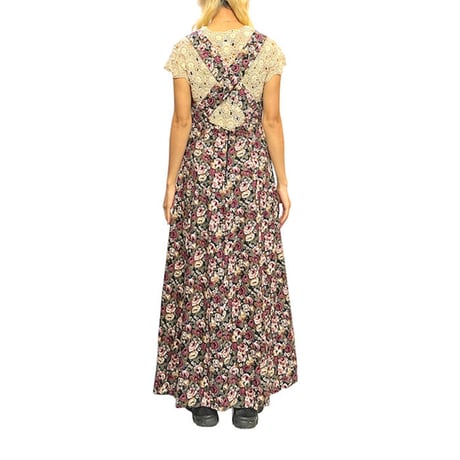 【USED】90'S All that Jazz FLOWER PRINT DRESS