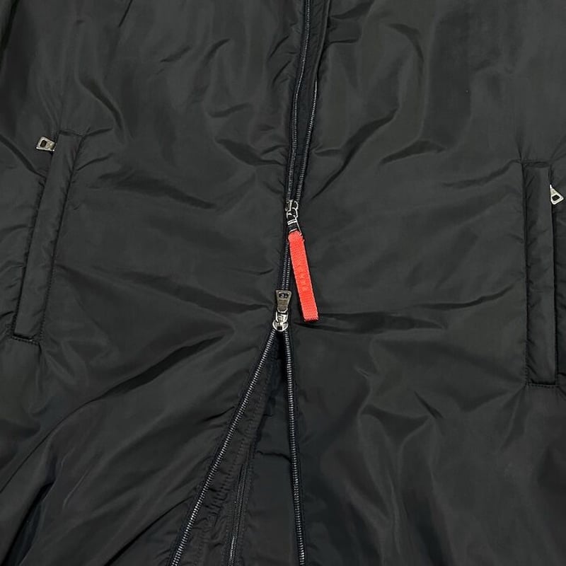 USED】00'S PRADA LINEA ROSSA NYLON PADDED COAT USED】00'S PRADA LINEA ROSSA NYLON PADDED COAT