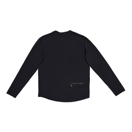 【USED】90's-00's PRADA SPORT  L/S T-shirt w/ Rear Zip Pocket