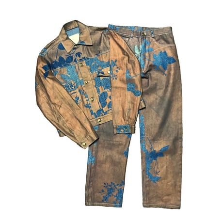 【USED】90'S VIVIENNE WESTWOOD SHADOW ROSE DENIM SUITS