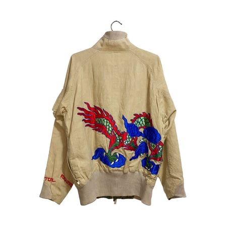 【USED】00'S MAHARISHI BRUCE LEE HEMP BOMBER JACKET