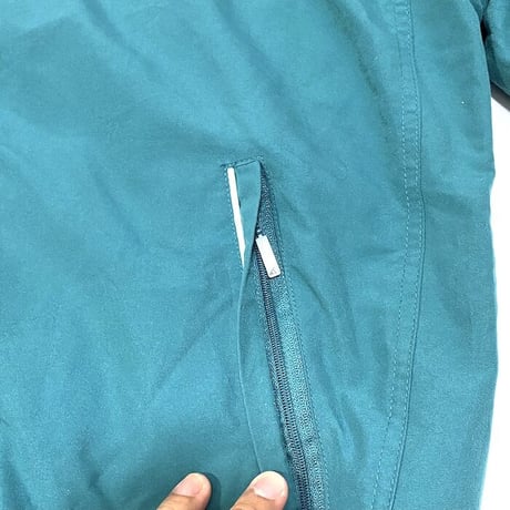 【USED】00'S ADIDAS PERFORMANCE LOGO JACKET EMERALD GREEN