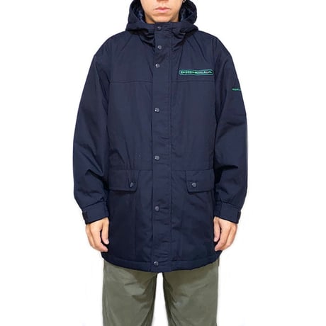 【USED】90'S GODZILLA PADDED HOOD JACKET SIZE:M