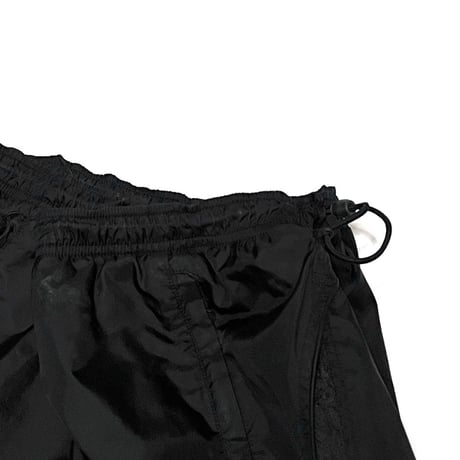 【USED】 00's EURO NIKE NYLON PANTS BLACK HIDDEN SWOOSH