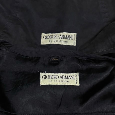 【USED】90's Giorgio Armani Reworked M-51 Style Mid-Length Coat Navy