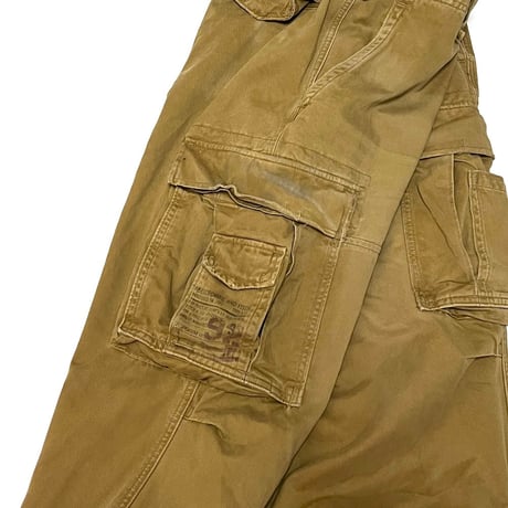【USED】00's Abercrombie & Fitch BAGGY CARGO PANTS BROWN