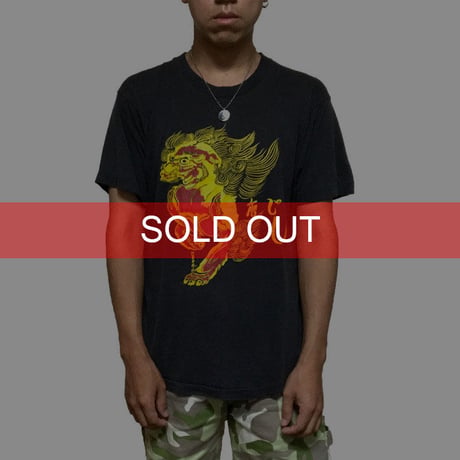 【USED】80'S JAPANESES TANG LION T-SHIRT