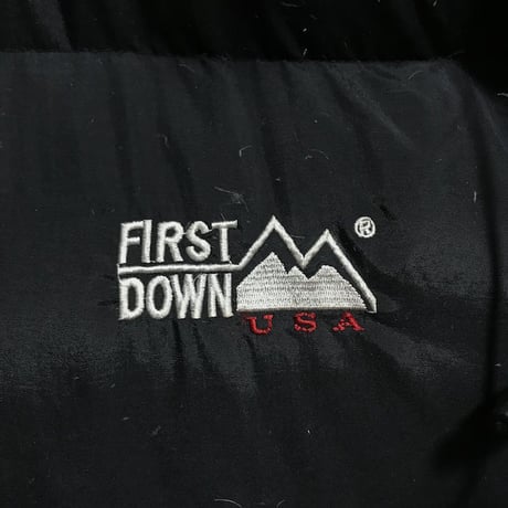 【USED】90'S FIRST DOWN HOODED DOWN JACKET