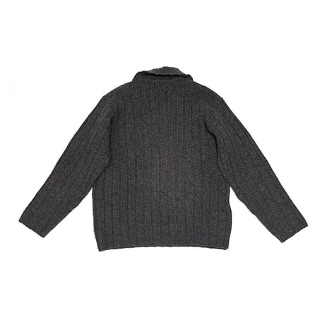 【USED】00's J.CREW WOOL COLLARED SWEATER