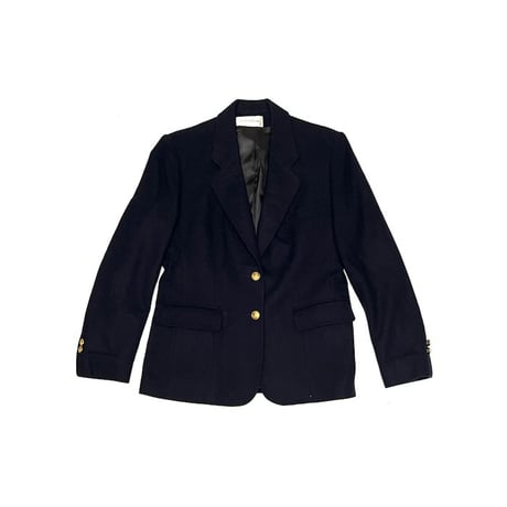【USED】70's Evan Picone UNION MADE NAVY BLAZER