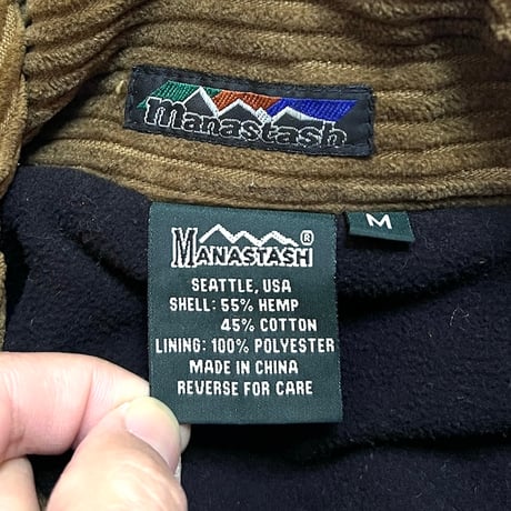 【USED】90's Manastash WIDE WALE CORDUROY JACKET