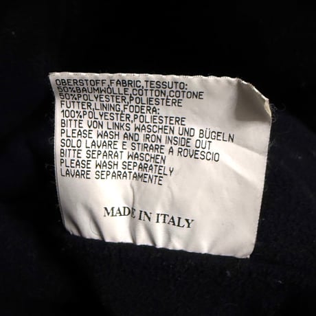 【USED】90's W.&L.T. Astro Biker Tech Jacket Black