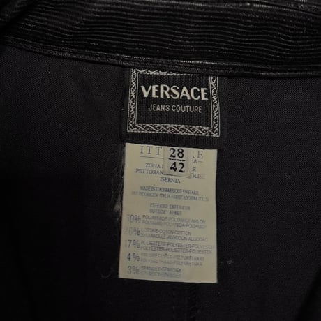 【USED】90's-00's  VERSACE JEANS COUTURE SPORTS JACKET MINI TIGHT DRESS
