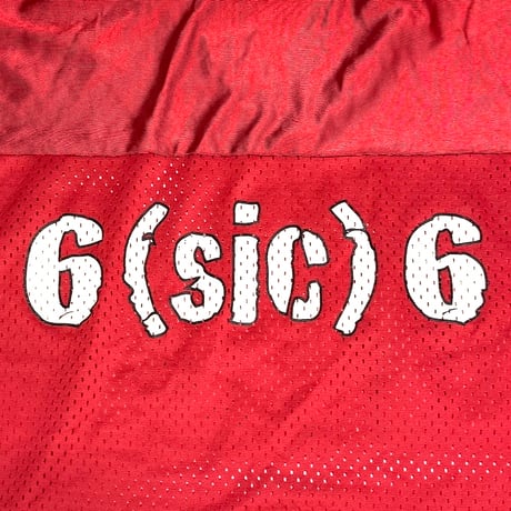 【USED】00's Slipknot 6(sic)6 HOCKEY JERSEY