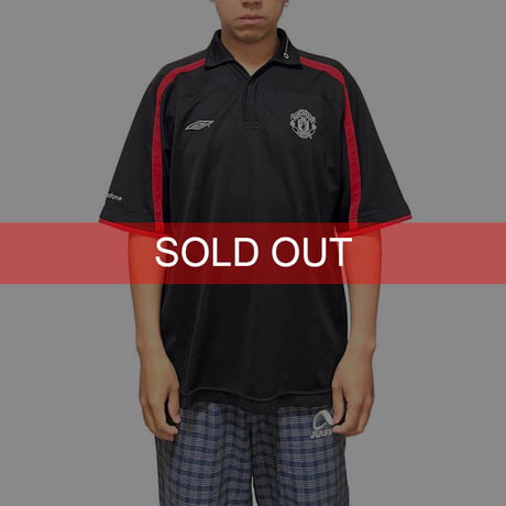 【USED】00'S UMBRO MANCHESTER UNITED FOOTBALL GAME SHIRT