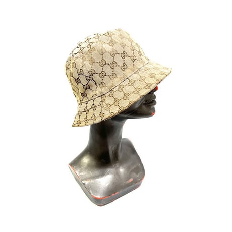 【USED】00'S GG MONOGRAM BOOTLEG BACKET HAT