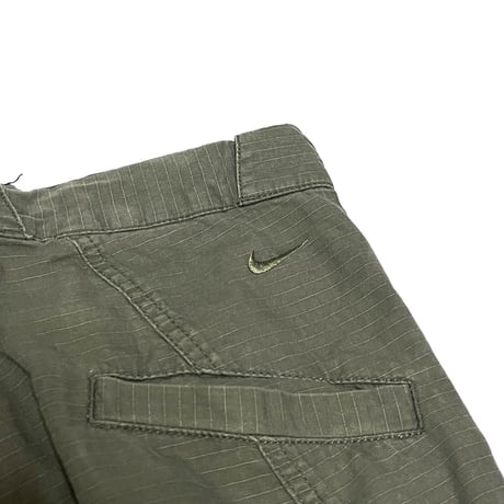 【USED】00's NIKE RIPSTOP DIAGONAL POCKET CARGO PANTS