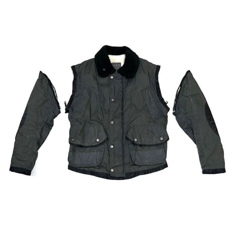 【USED】90'S GRIFFIN LAUNDRY 2-WAY WAXED BOMBER JACKET