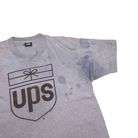 【USED】80's UPS BIG LOGO T-SHIRT