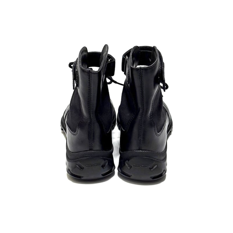 USED】00's miu miu Leather & Canvas Square Toe