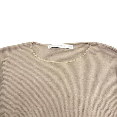 【USED】90'S AMERICAN KNITWORKS COTTON KNIT RIB SWEATER