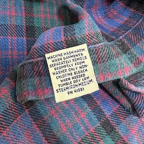 【USED】90'S RRL RALPH LAUREN FLANNEL SHIRT