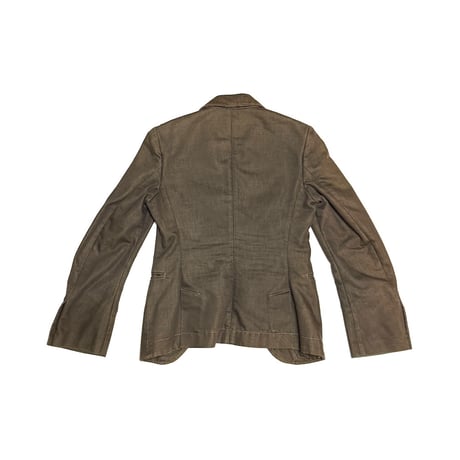 【USED】00's New York Industrie Garment-Dyed Tailored Jacket
