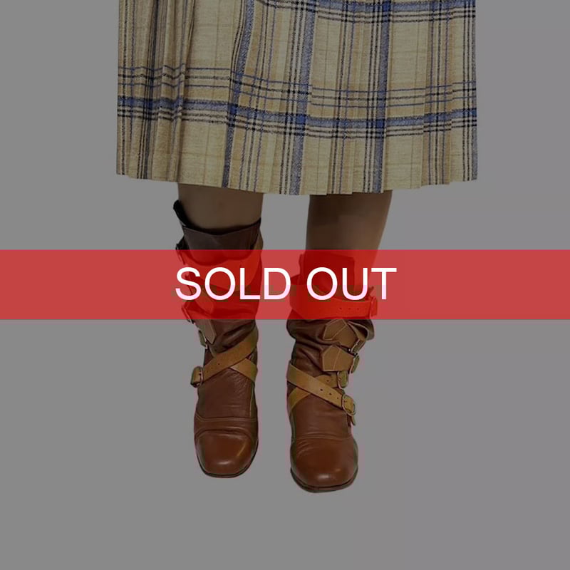 ★vivienne westwood★SLADE タペストリー ロゴ ヒール ブーツ USED】90's-00'S Vivienne Westwood PIRATES BOOTS