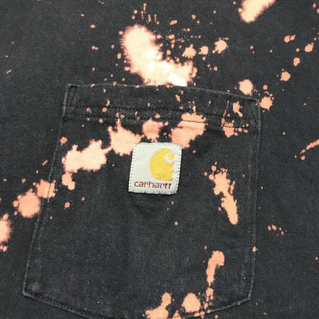 【USED】00'S  CARHARTT BLEACHED T-SHIRT