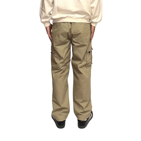 【USED】00's adidas Ripstop Cotton Cargo Pants Beige