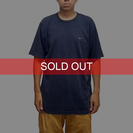 【USED】90'S-00'S NIKE EMBROIDERY LOGO T-SHIRT MADE IN GREECE