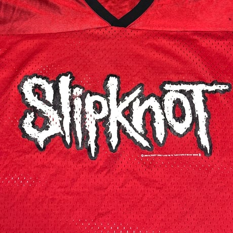 【USED】00's Slipknot 6(sic)6 HOCKEY JERSEY