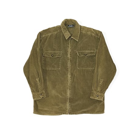 【USED】90'S POINT ZERO CORDUROY ZIP SHIRT
