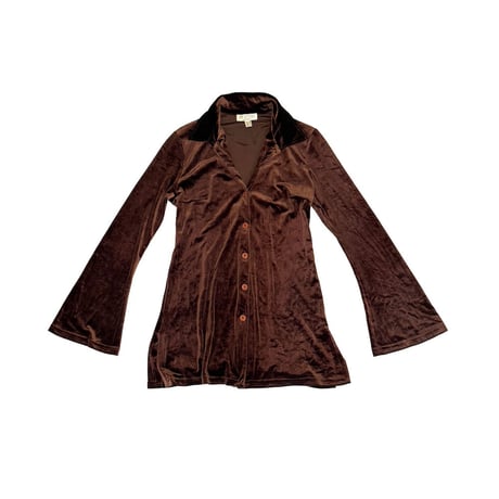 【USED】90's-00's SPORTSTAFF VELOR SLEEPING BLOUSE