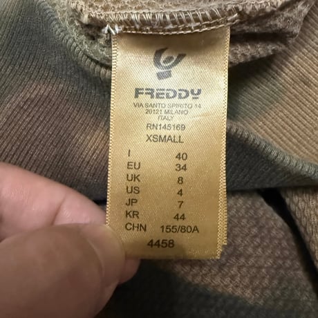 【USED】00's FREDDY EMBOSSED COTTON RIDERS JACKET