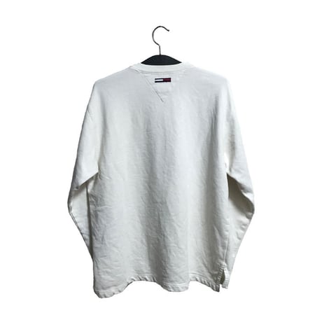 【USED】90'S TOMMY HILFIGER FLAG LOGO WAPPEN SWEATSHIRT