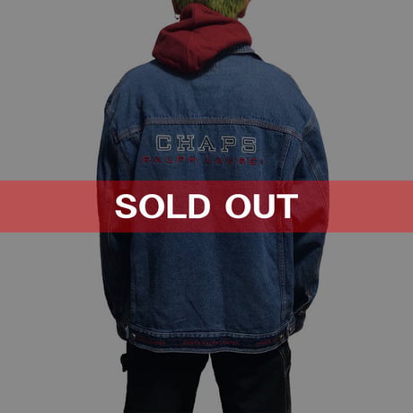 【USED】90'S CHAPS RALPH LAUREN DENIM JACKET