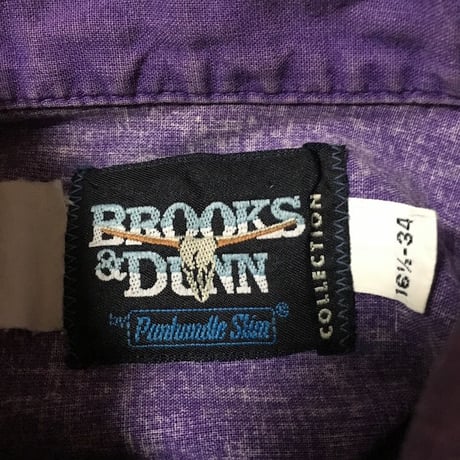 【USED】90'S PURPLE SANDER GRAPHIC SHIRT