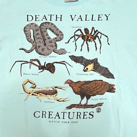 【USED】90'S DEATH VALLEY CREATURES T-SHIRT