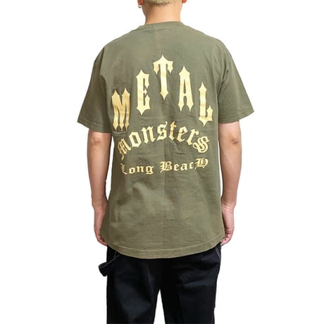 【USED】00'S LONG BEACH METAL MONSTERS T-SHIRT