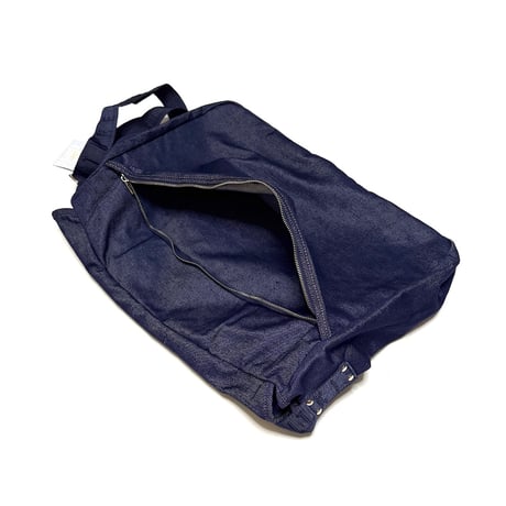 【DEAD STOCK】90's-00's W.&L.T.  "Kiss the Future" Denim Messenger Bag