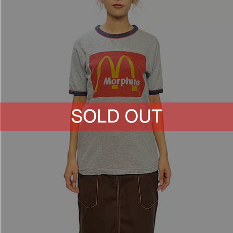 【USED】80'S-90'S MORPHINE RINGER T-SHIRT
