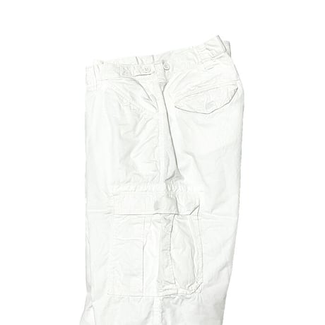 【USED】90'S-00'S POLO BY RALPH LAUREN CARGO PANTS WHITE 36/32