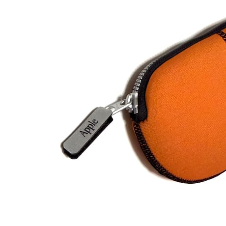 【DESD STOCK】80's-90's Apple Neoprene Soft Pouch Tangerine
