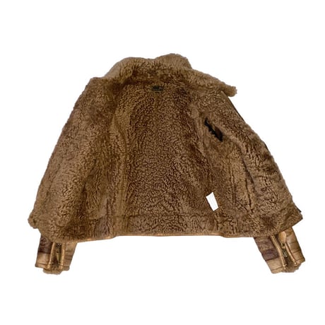 【USED】POLO RALPH LAUREN SHEARLING BOMBER JACKET