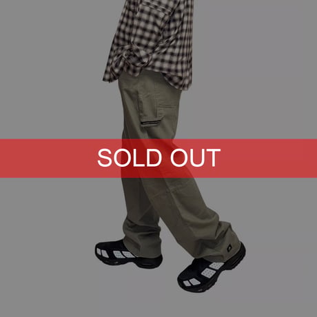 【USED】00's NIKE ACG Duck Canvas Work Pants Sage Green