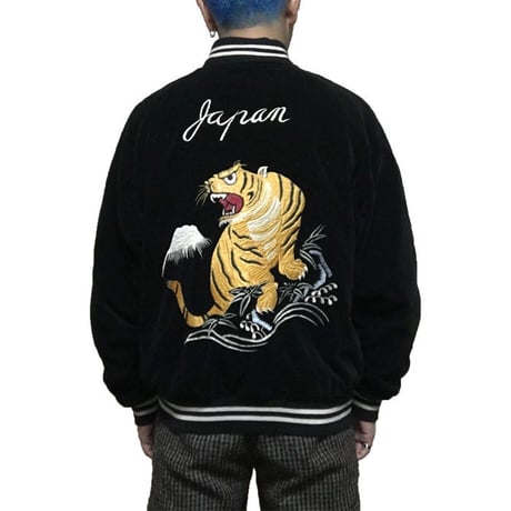 【USED】VELVET SOUVENIR JACKET BLACK