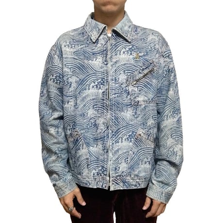 【USED】90'S VIVIENNE WESTWOOD WAVE DENIM JACKET
